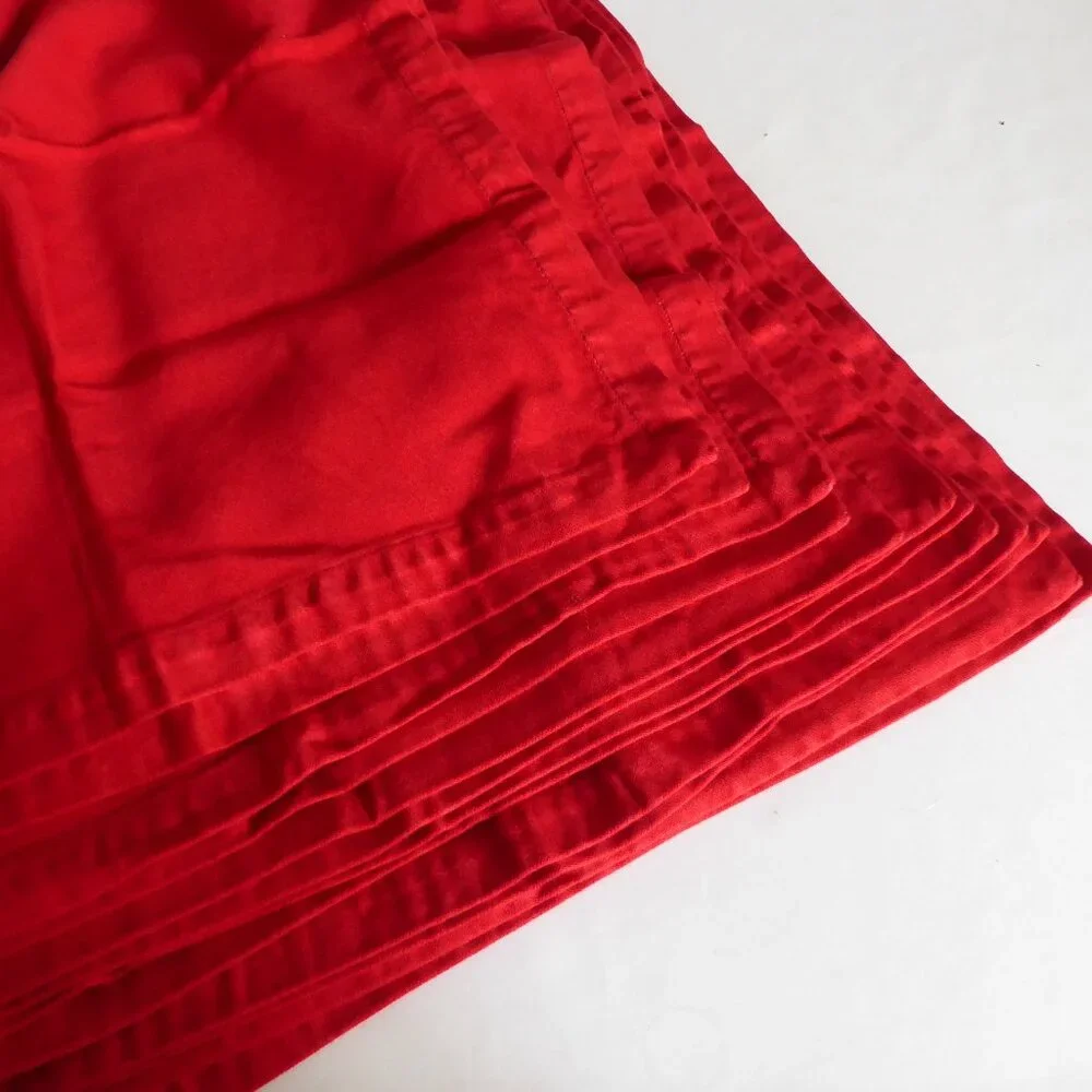 CRATE & BARREL BRAND 21” RED ROSETTI CLOTH NAPKIN SET OF 12